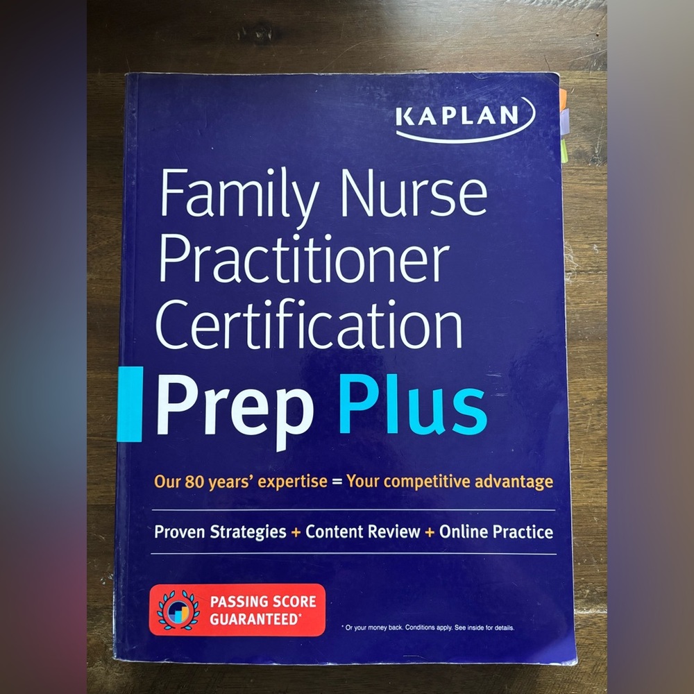 Kaplan Blue and White Nurse Practitioner Prep Plus Guide